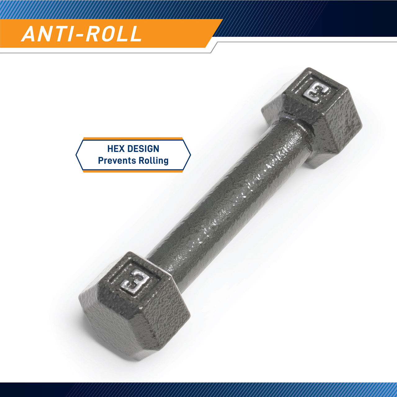 Marcy 3lb Hex Dumbbell | IV-2003