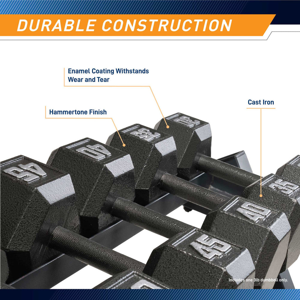 Marcy 3lb Hex Dumbbell | IV-2003