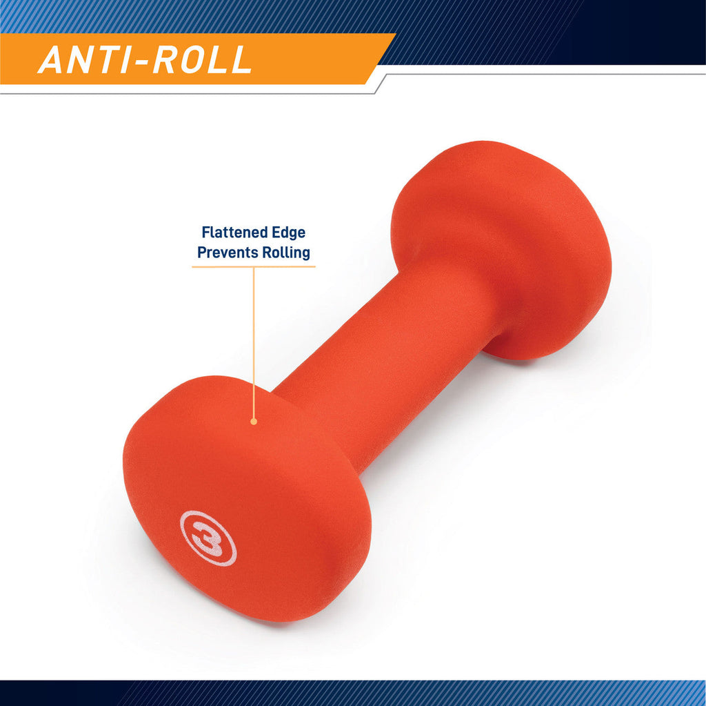 Marcy 3lb Neoprene Dumbbell| INE-003