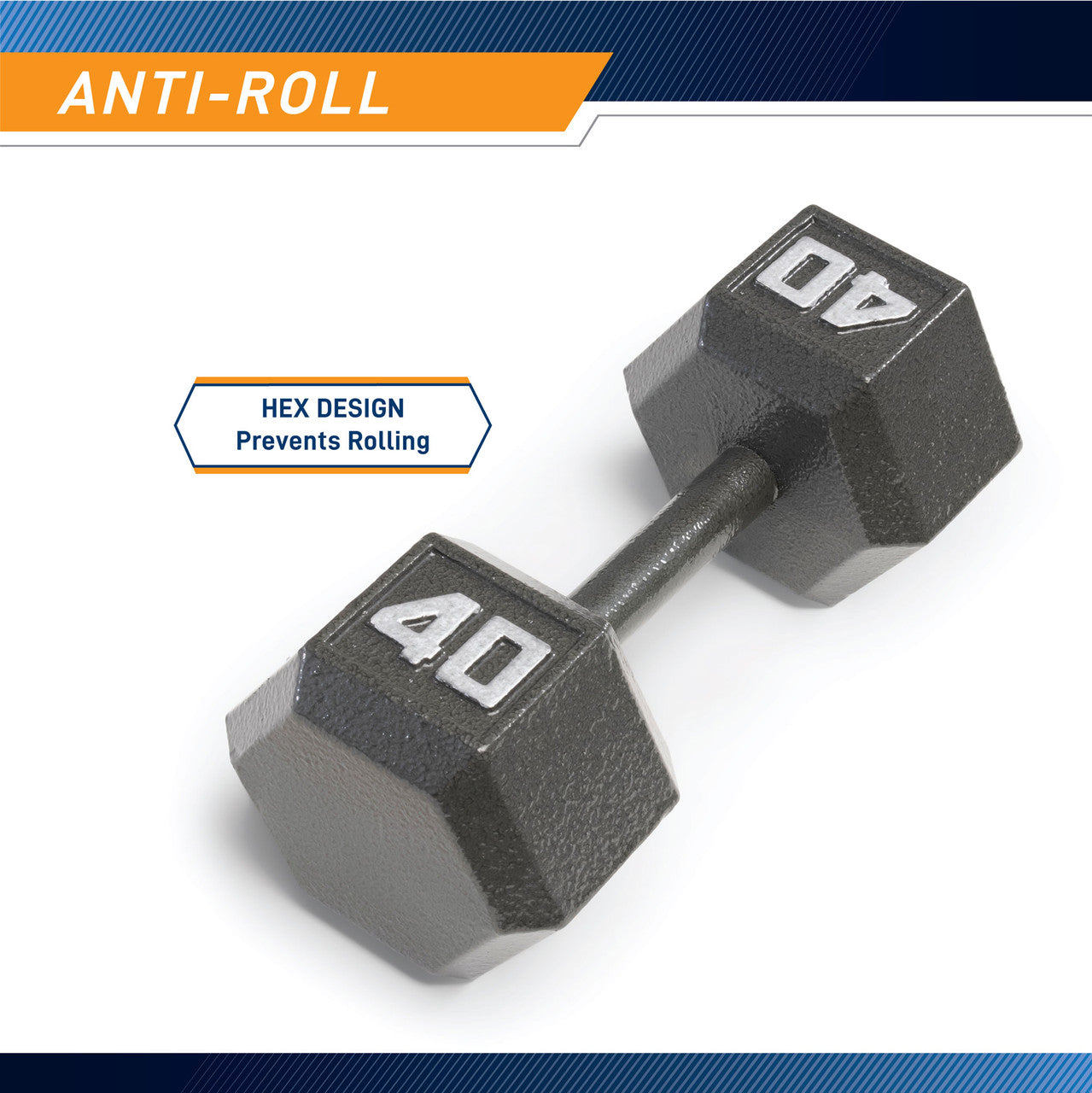 Marcy 40lb Hex Dumbbell| IV-2040