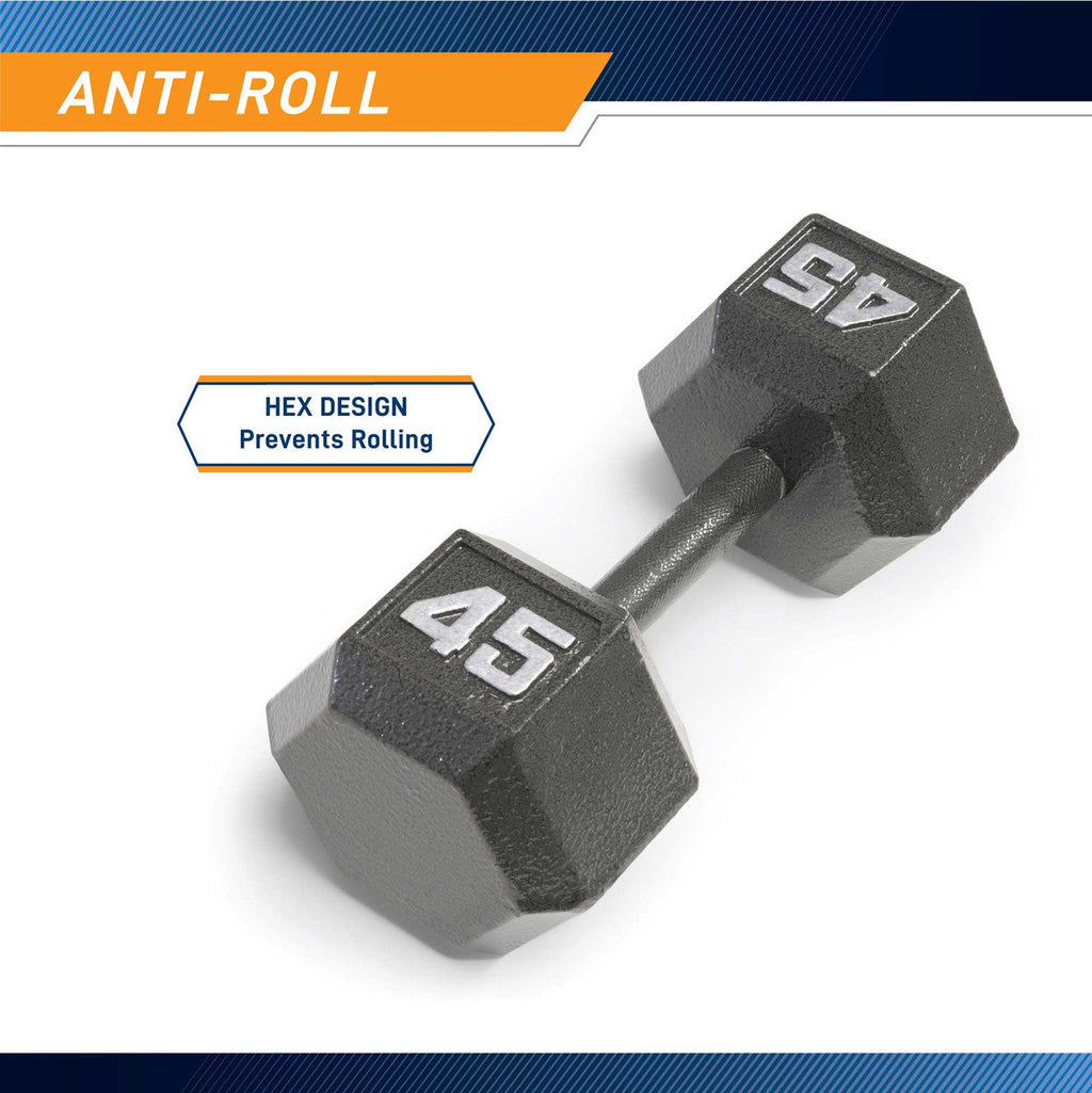 Marcy 45lb Hex Dumbbell| IV-2045