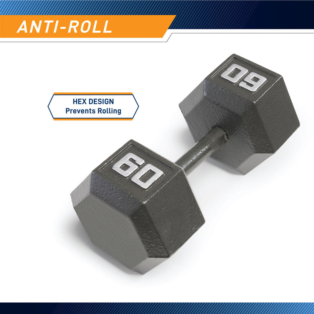 Marcy 60lb Hex Dumbbell | IV-2060