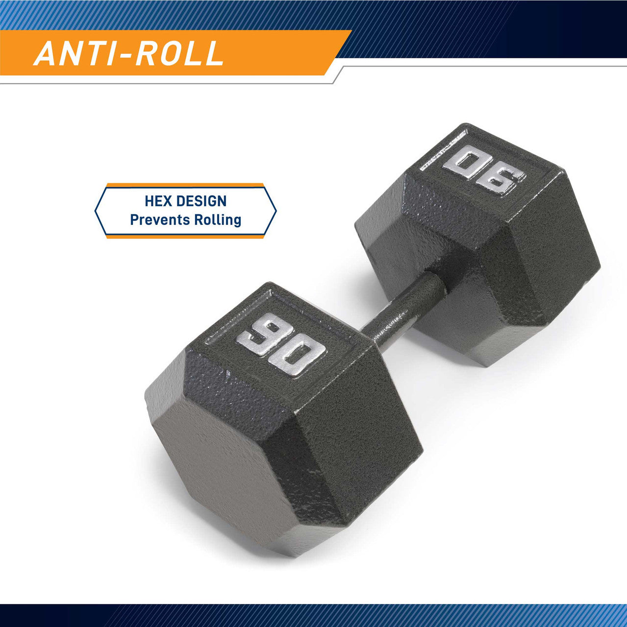 Marcy 90lb Hex Dumbbell | IV-2090