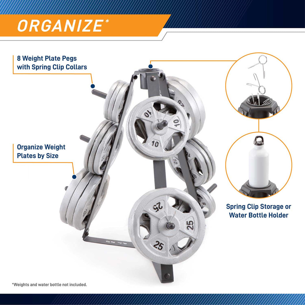 Standard Weight Plate Tree | Marcy PT-36