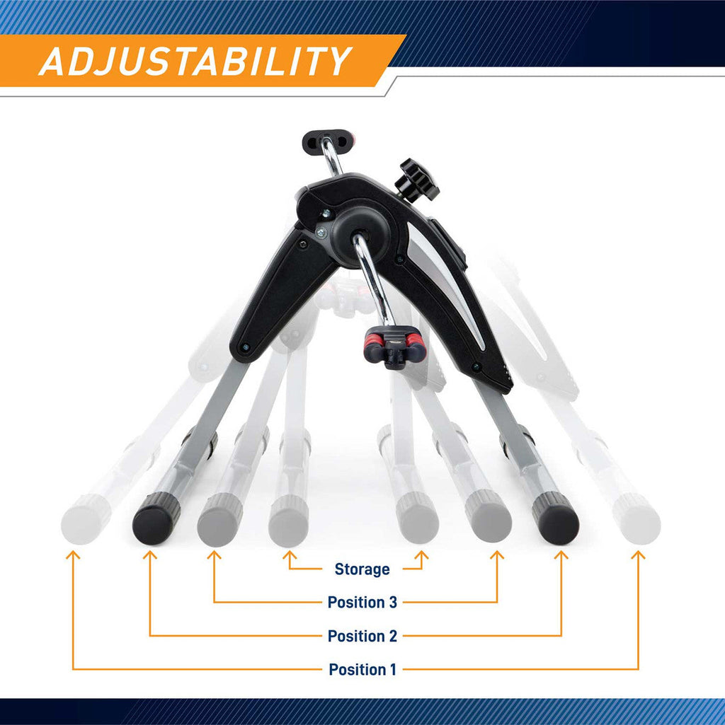 Marcy Portable Mini Cardio Cycle for Home Gym and Office Use | NS-914