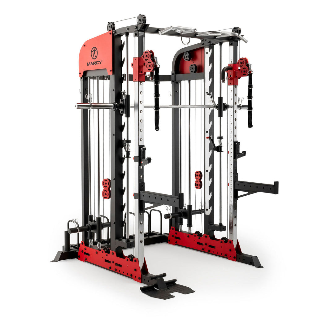 Marcy Pro Deluxe Smith Cage Home Gym System – SM-7553