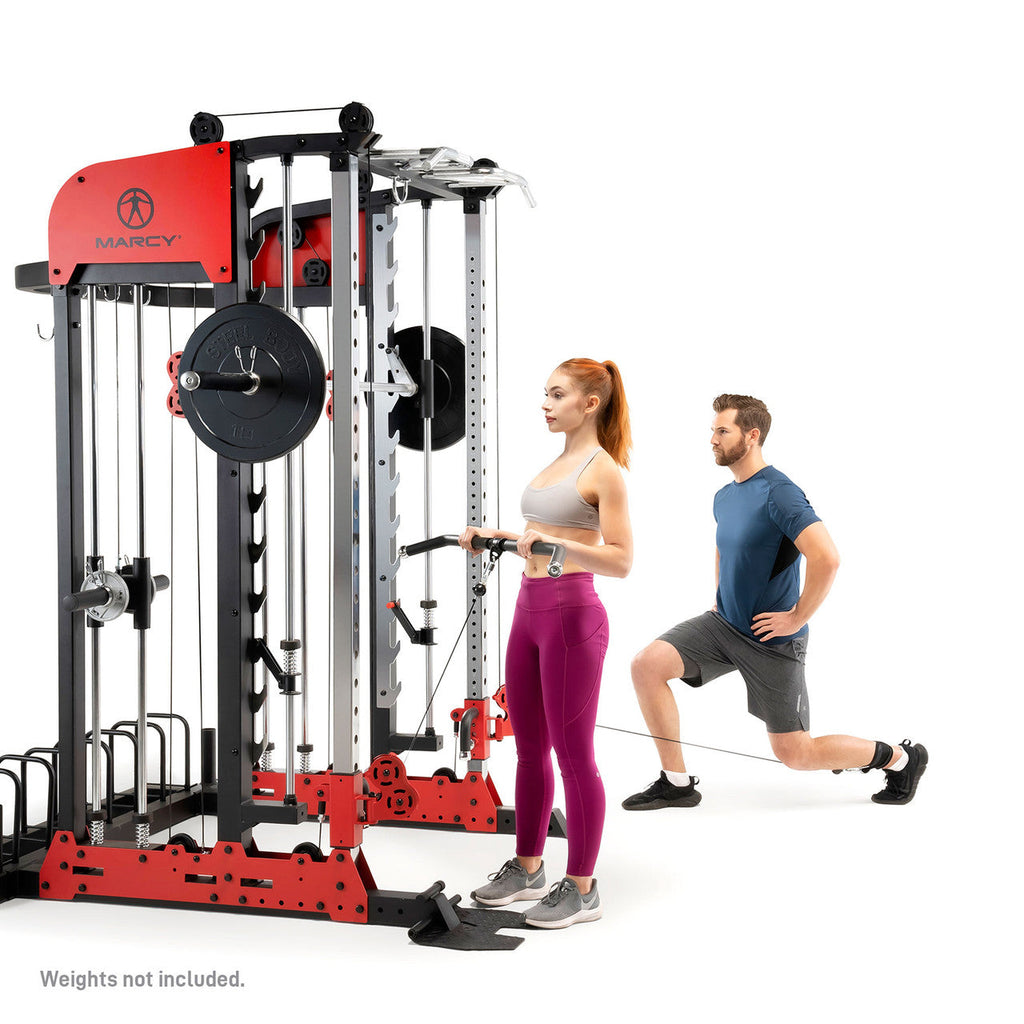 Marcy Pro Deluxe Smith Cage Home Gym System – SM-7553