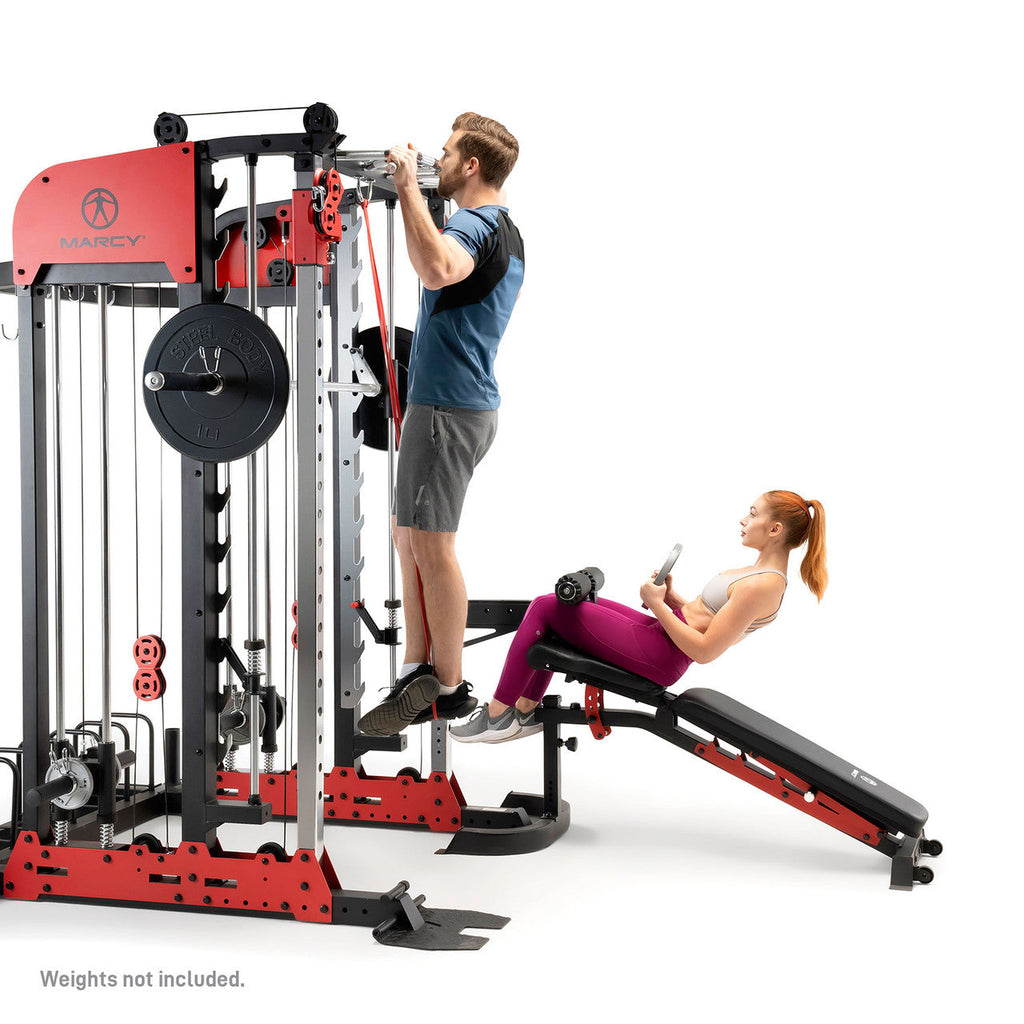 Marcy Pro Deluxe Smith Cage Home Gym System – SM-7553
