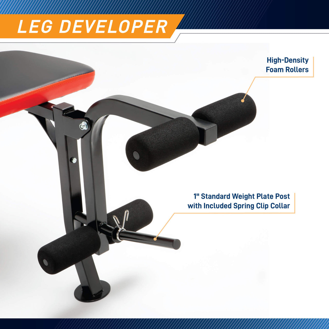 Marcy Pro Standard Weight Bench with 100 lb Weight Set | PM-2084