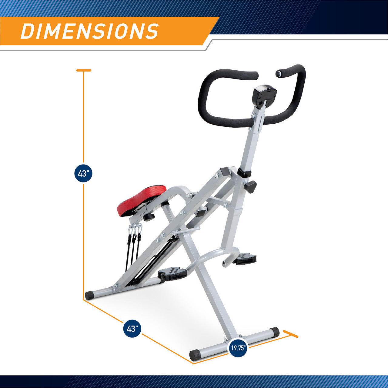 Squat Rider Machine for Glutes and Quads | XJ-6334 Marcy