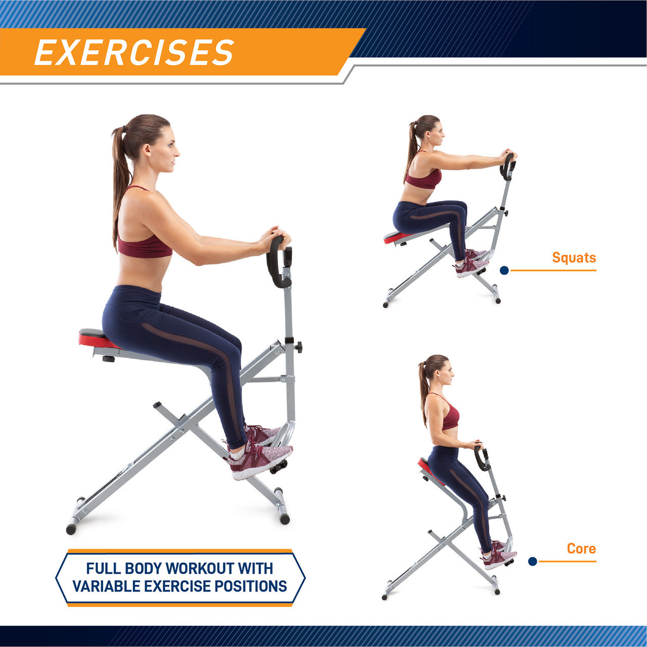 Squat Rider Machine for Glutes and Quads | XJ-6334 Marcy