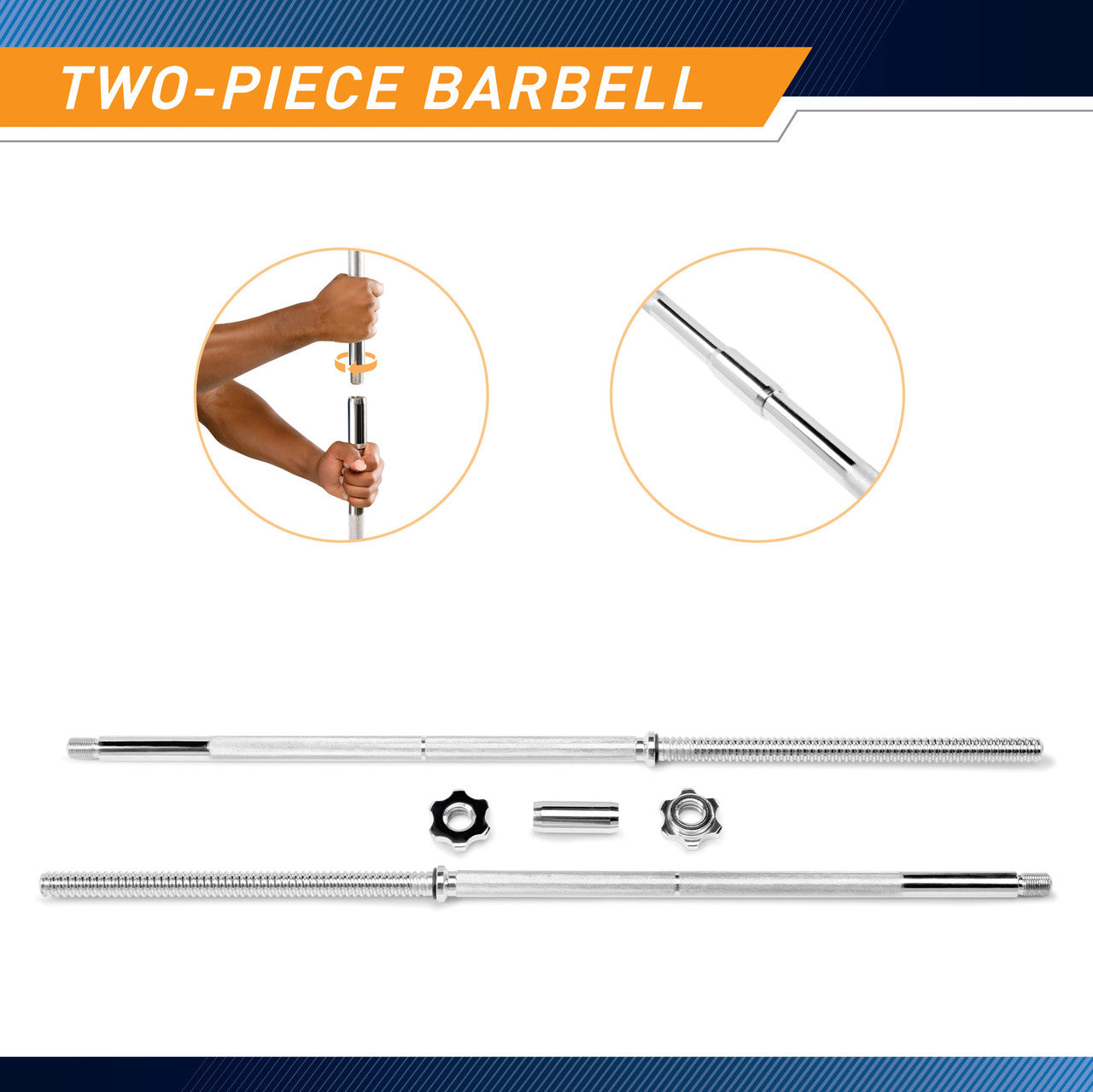 Marcy Standard 6' Weight Bar | TRB-72.2