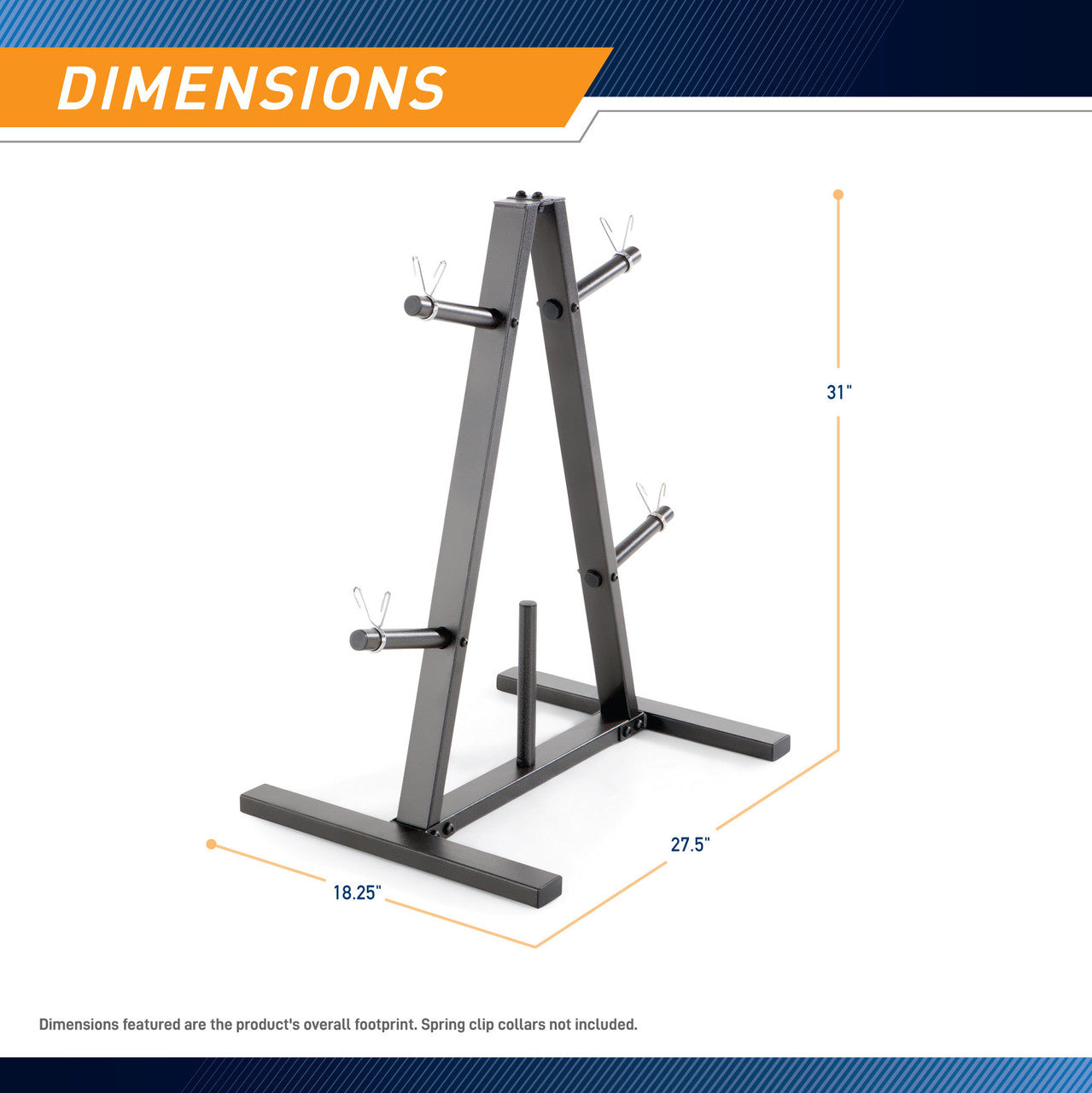 Marcy Standard Weight Plate Tree | PT-5733