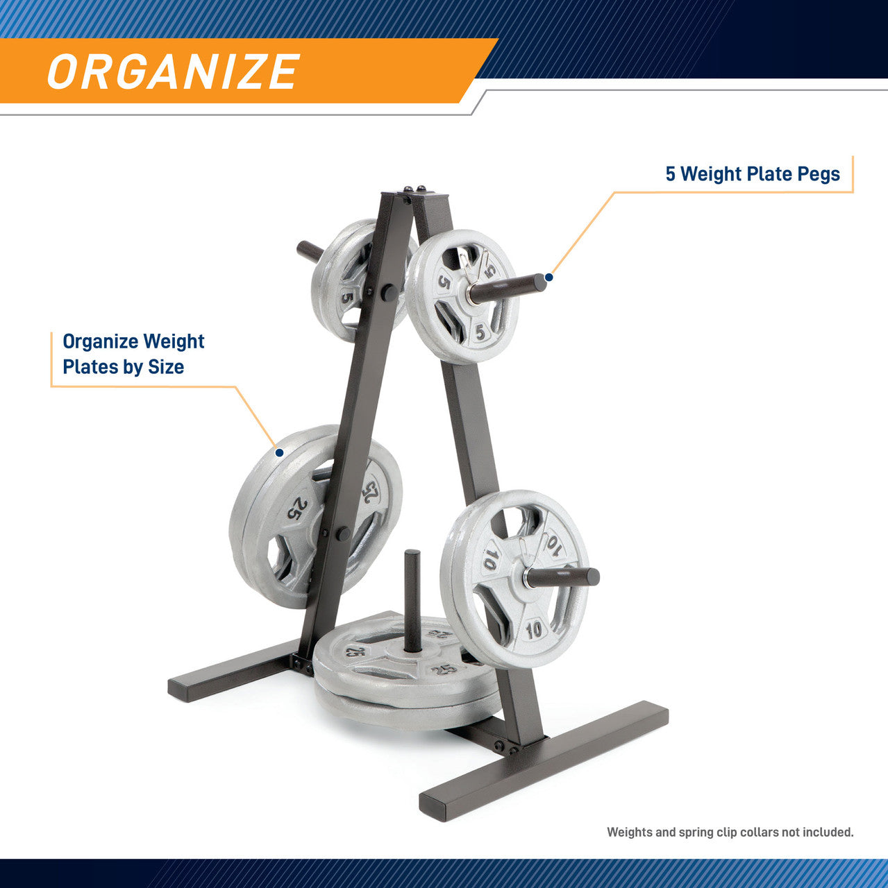 Marcy Standard Weight Plate Tree | PT-5733