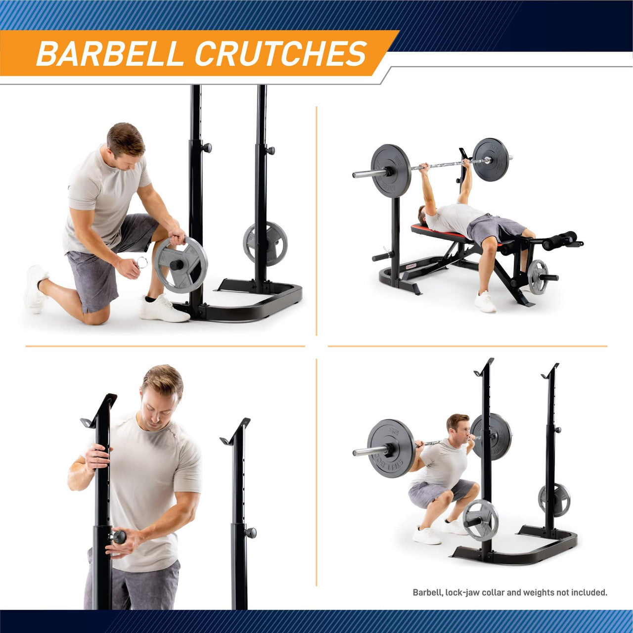 Marcy Two-Piece Olympic Weight Bench with Leg Developer | MKB-979