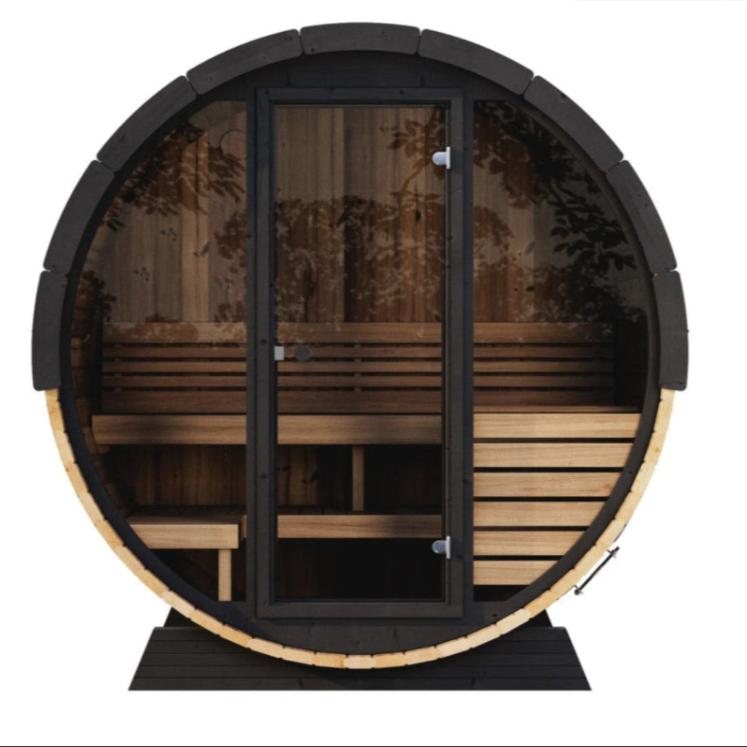 SaunaLife Ergo EE6G 4 Person Outdoor Sauna Barrel