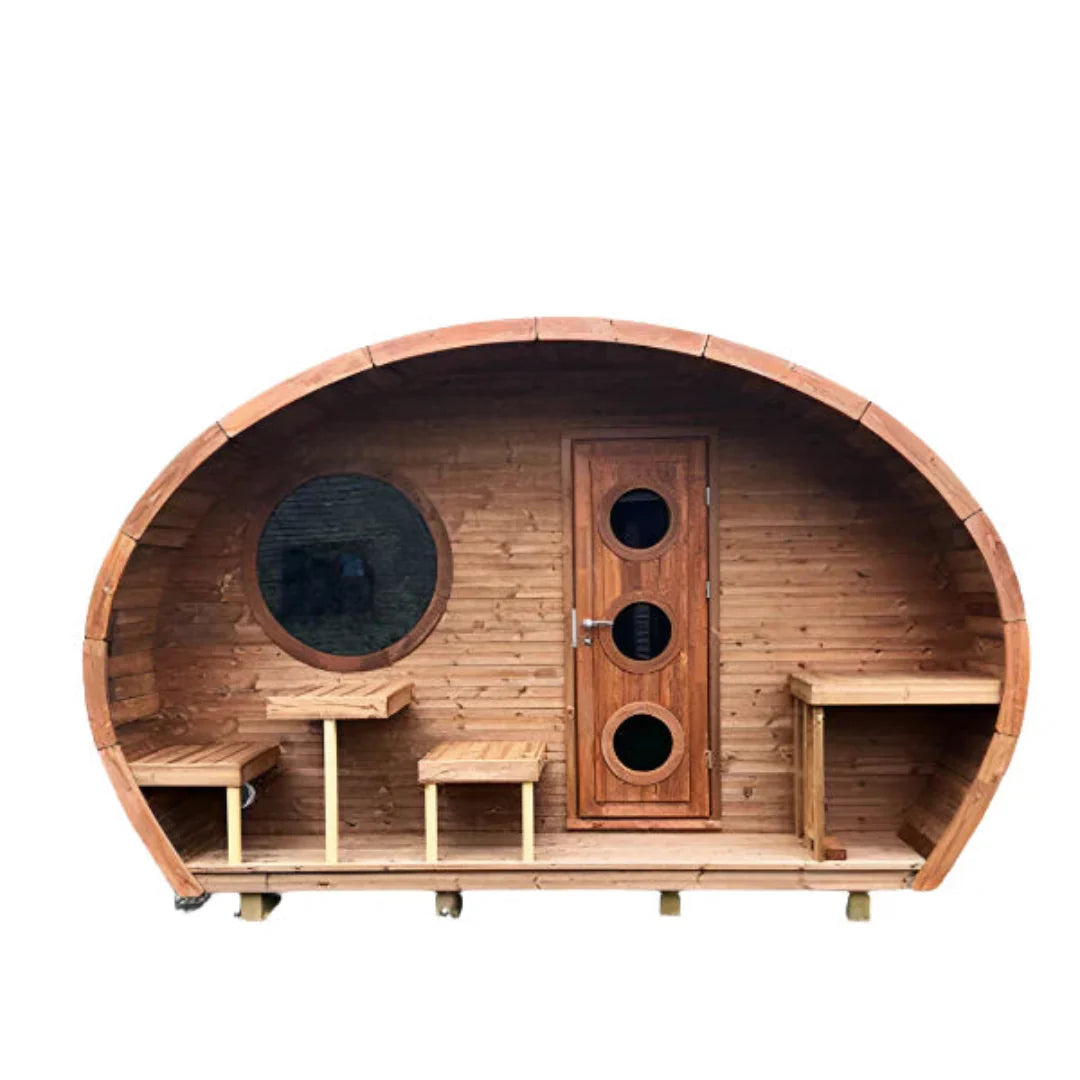 SaunaLife G11 Garden Series 8-Person Outdoor Sauna