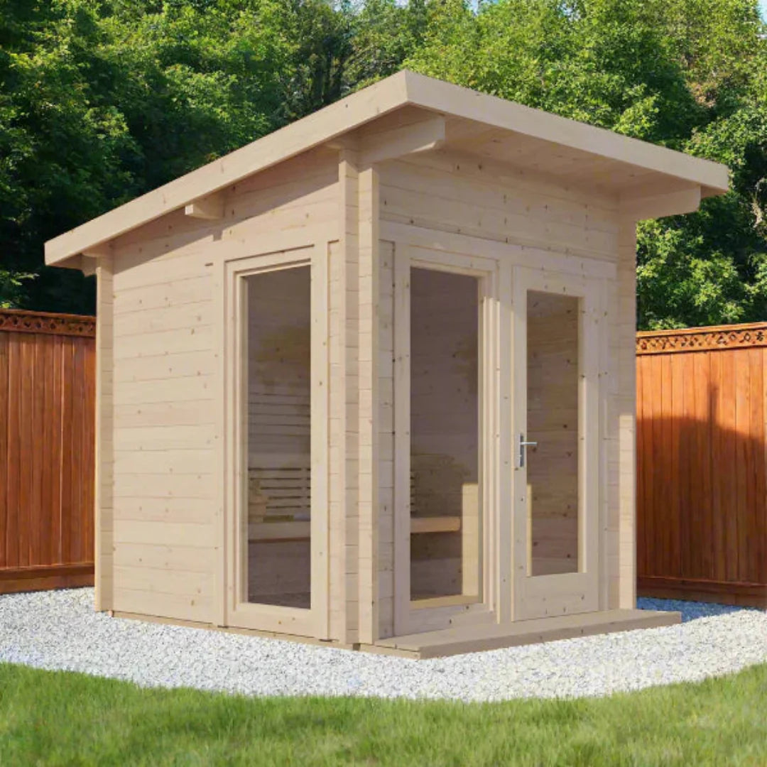 SaunaLife G4 6-Person Traditional Outdoor Sauna