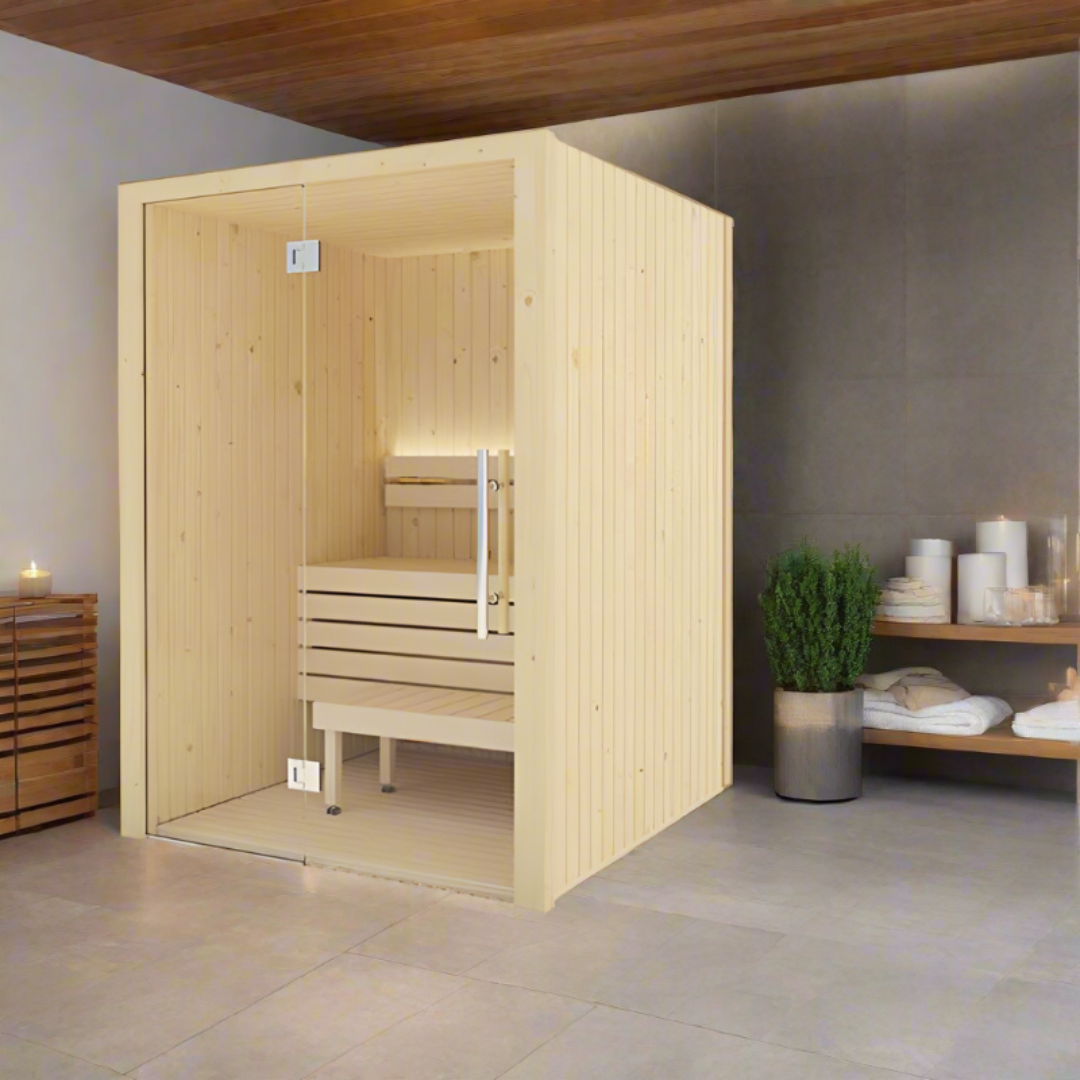 SaunaLife Model X2 1-2 Person XPERIENCE Series Indoor Sauna