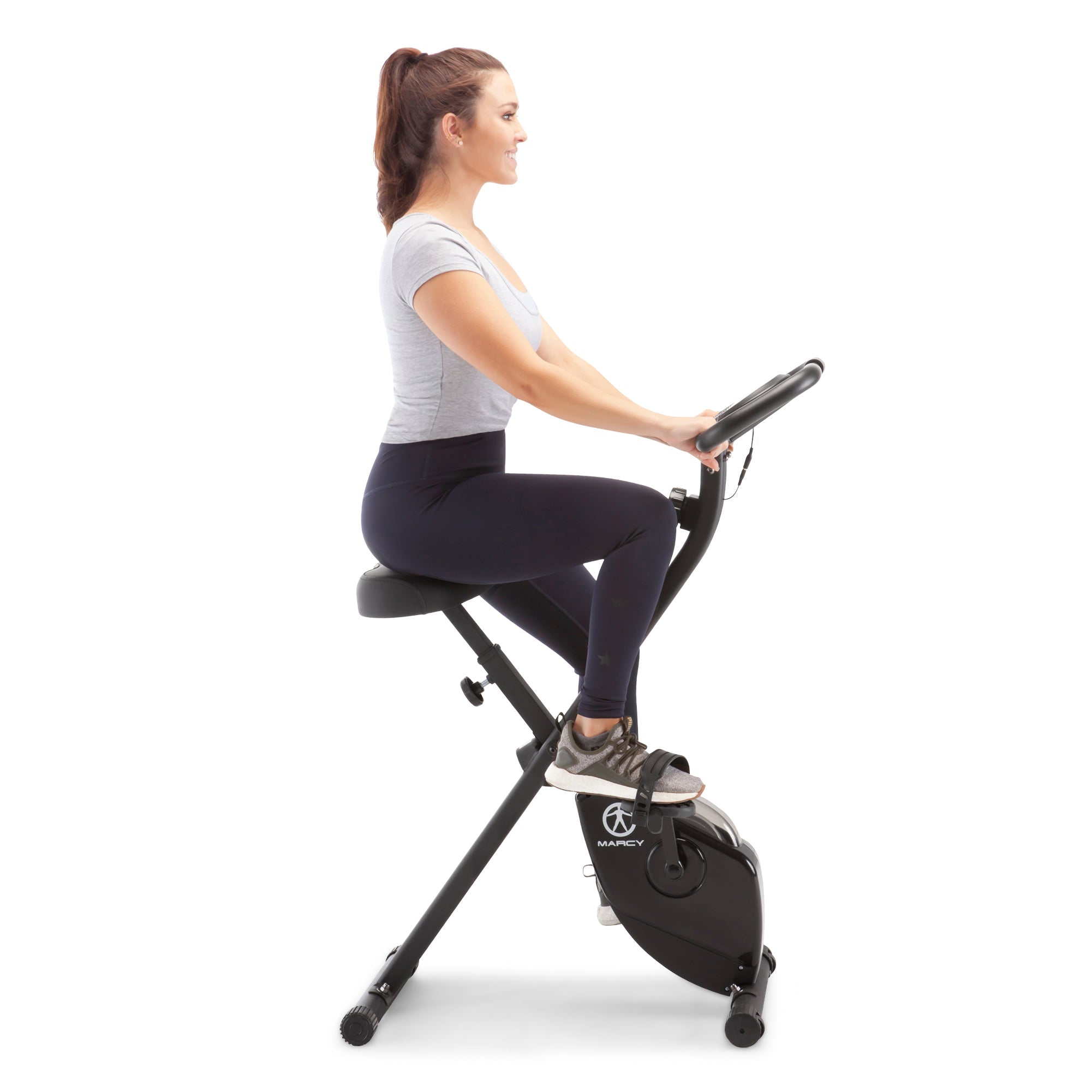 Marcy Foldable Bike in Black | NS-654
