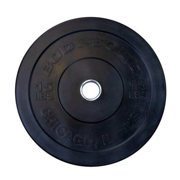 Body-Solid 260lb Chicago Extreme Colored Bumper Plate Set OBPXC260