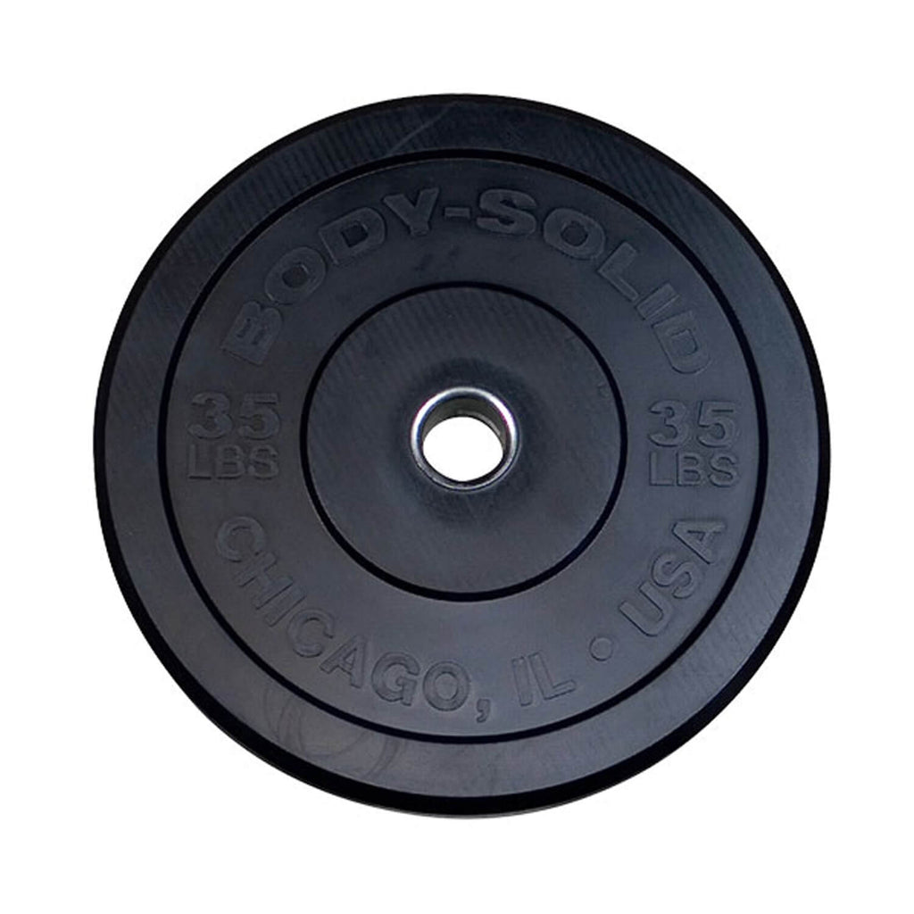 Body-Solid 260lb Chicago Extreme Bumper Plate Set OBPX260