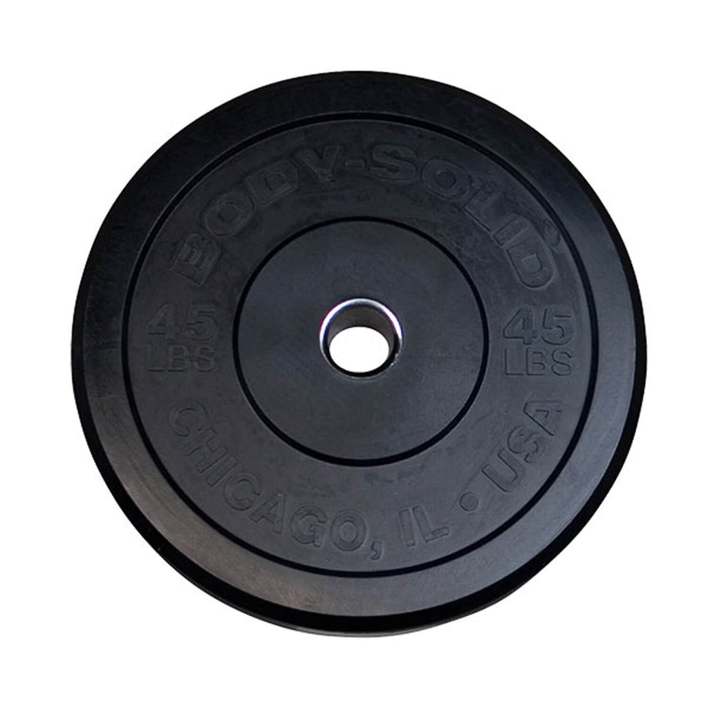 Body-Solid 260lb Chicago Extreme Bumper Plate Set OBPX260