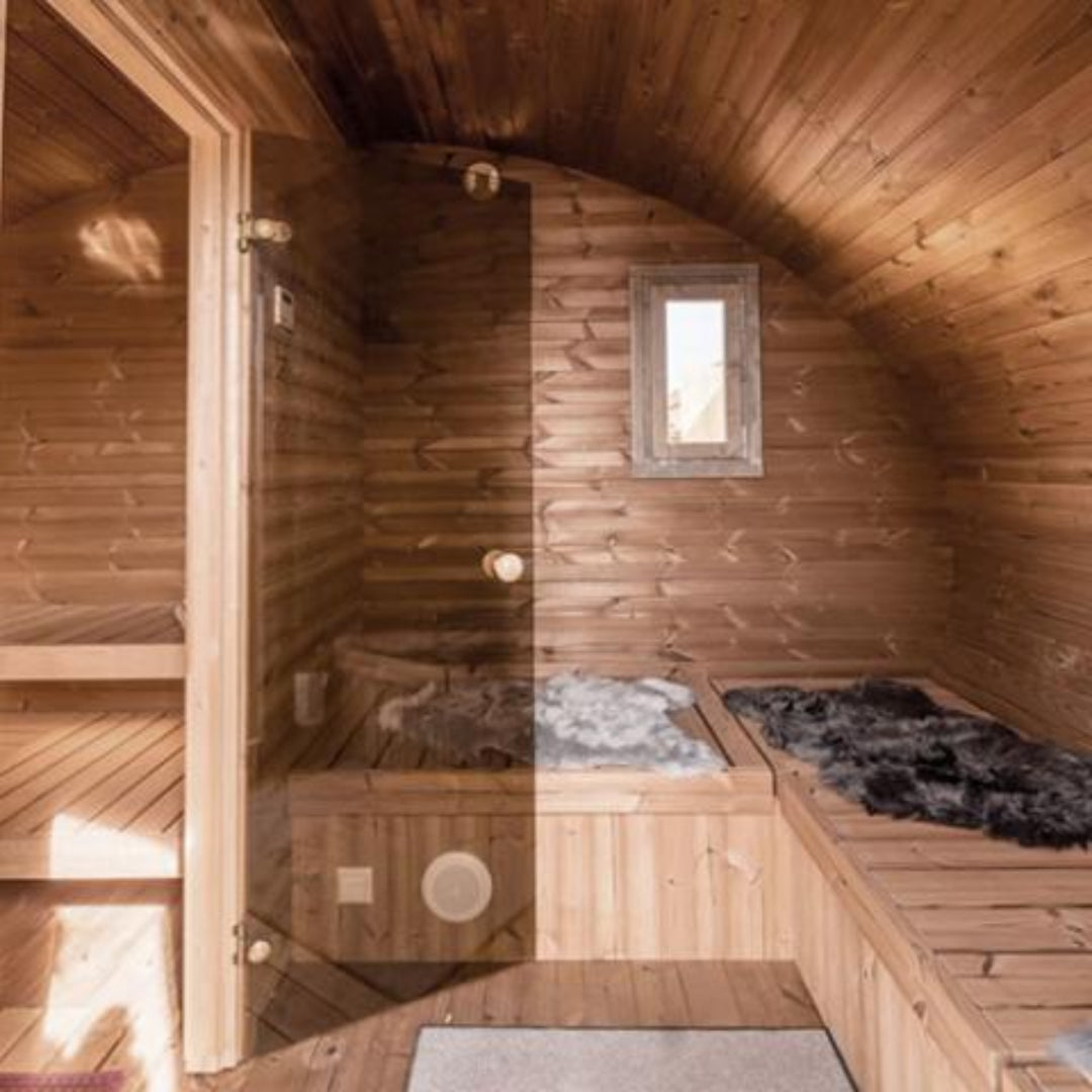 SaunaLife G11 Garden Series 8-Person Outdoor Sauna
