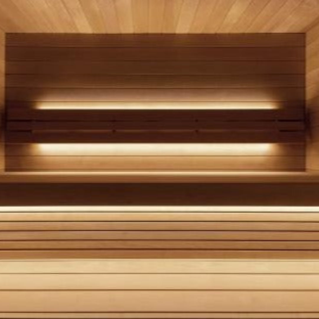 SaunaLife Model G7 Pre-Assembled 6 Person Outdoor Home Sauna