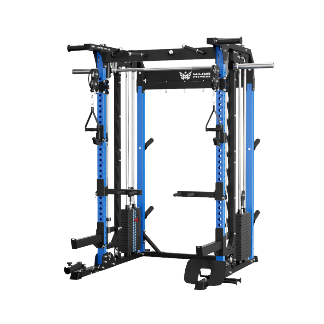 Power Cage Workout System B52 Pro Home Gym Blue