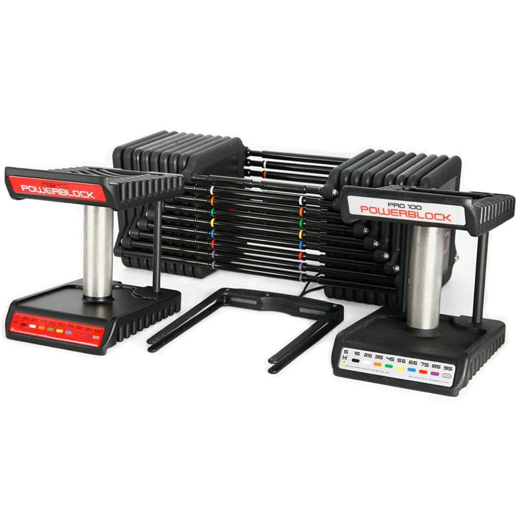 PowerBlock Commercial Pro 100 Adjustable Dumbbells