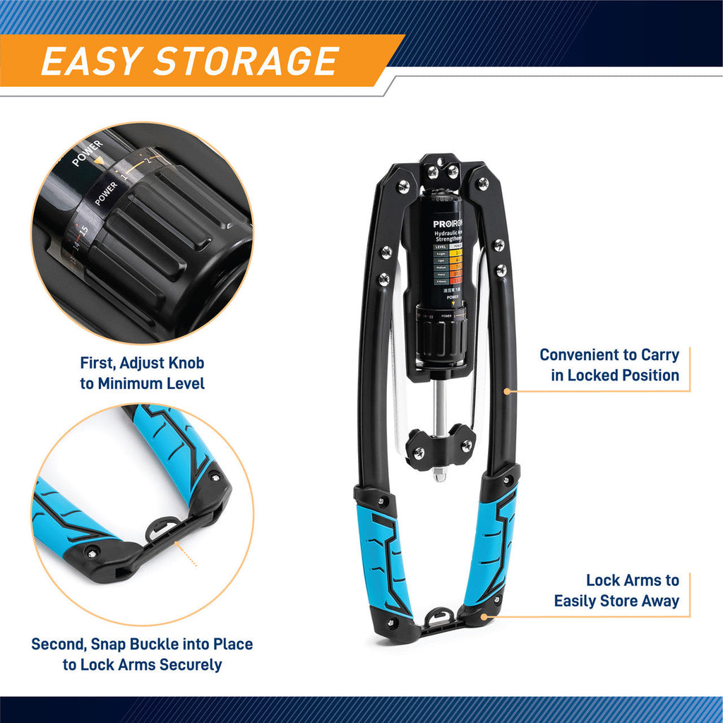 Power Twister with Adjustable Hydraulic Resistance 10kg - 201kg (20lbs to 400lbs) of resistance | ProIron PRO-BLQ02-1