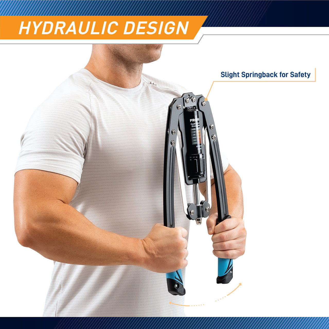 Power Twister with Adjustable Hydraulic Resistance 10kg - 201kg (20lbs to 400lbs) of resistance | ProIron PRO-BLQ02-1