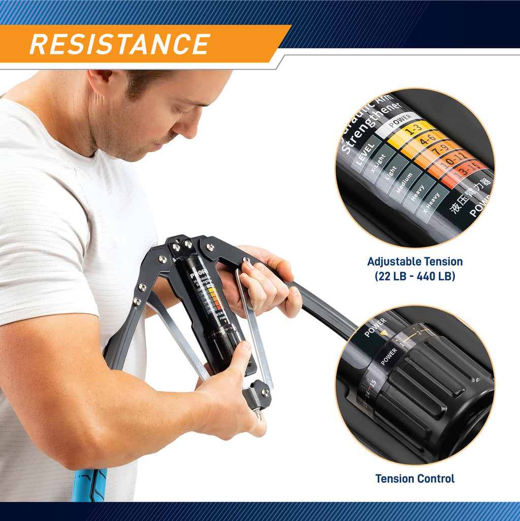 Power Twister with Adjustable Hydraulic Resistance 10kg - 201kg (20lbs to 400lbs) of resistance | ProIron PRO-BLQ02-1