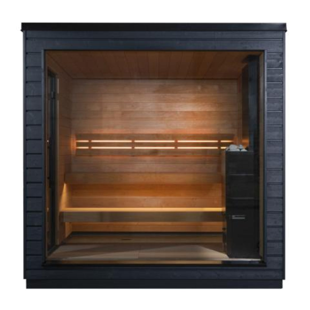 SaunaLife Model G6 Pre-Assembled 5 Person Outdoor Home Sauna
