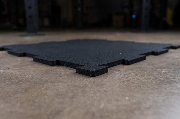 Body-Solid Tools Black Puzzle Floor Mats RFBST4PB