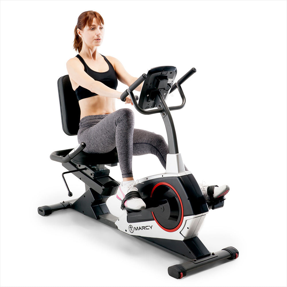 Regenerating Magnetic Recumbent Bike | Marcy ME-706