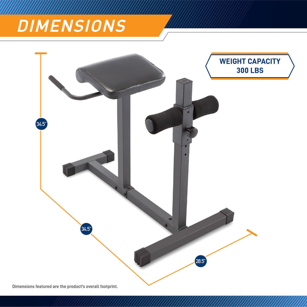 Roman Chair, Hyper Extension Bench | Marcy JD-3.1