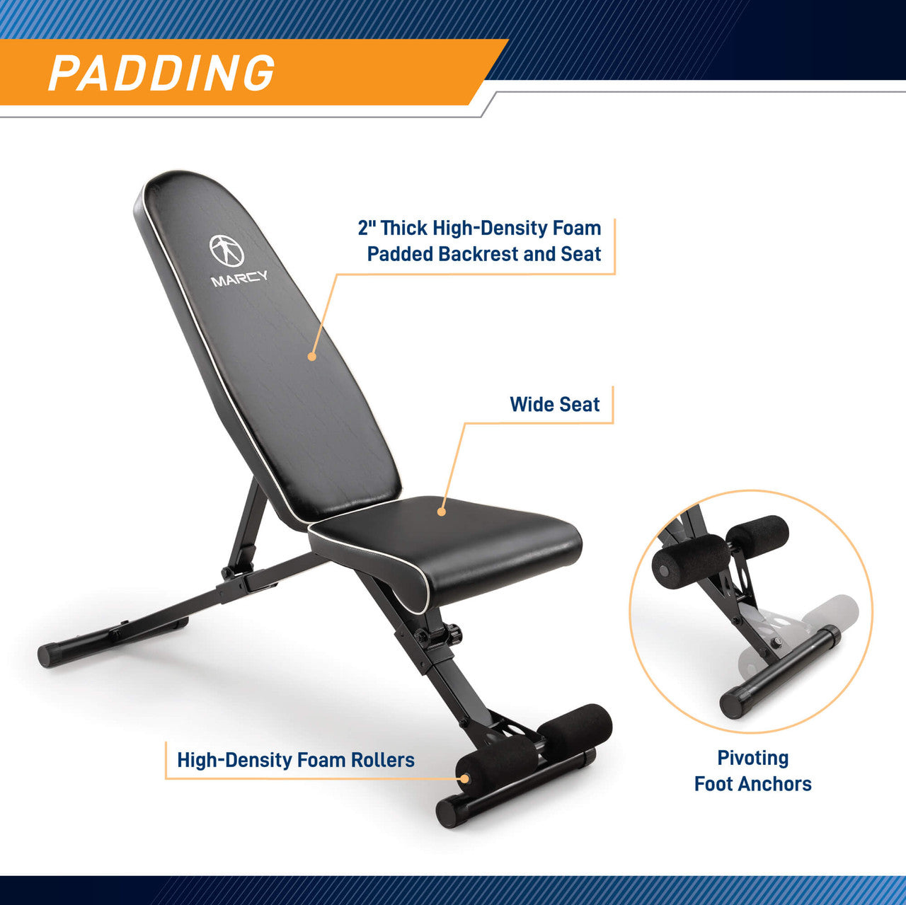 Marcy assembly- free Utility Bench | SB-7485
