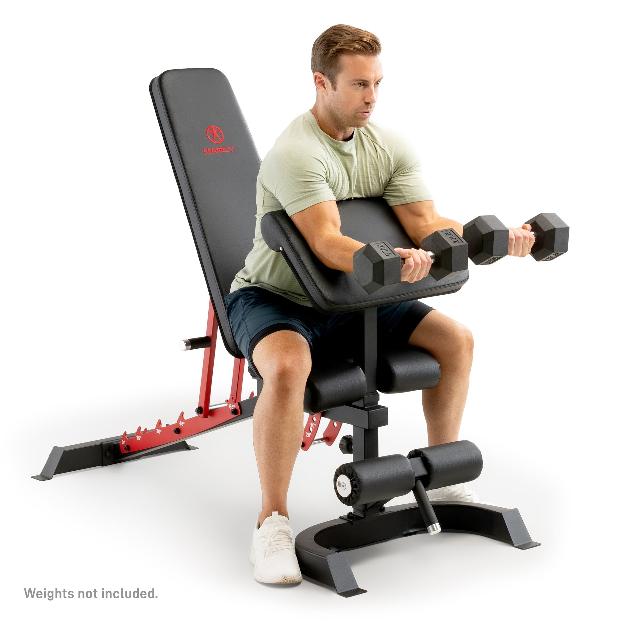 Marcy Utility Bench with Arm Curl | SB-7799