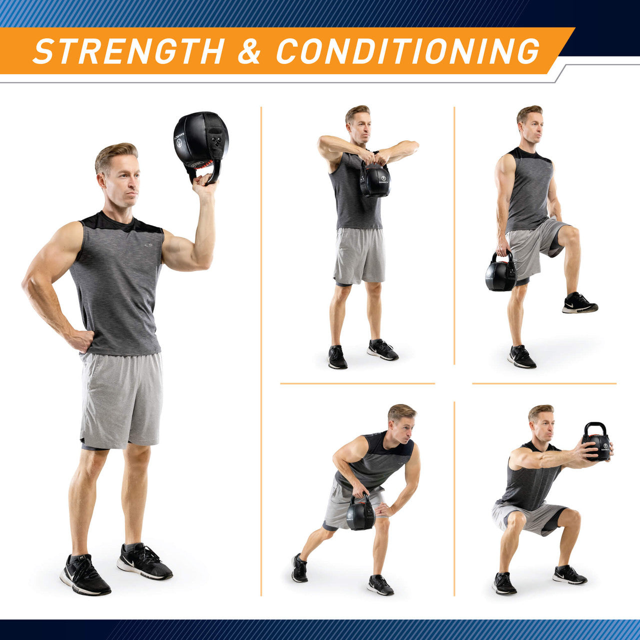 Marcy 25lb Soft Kettlebell | SKB-025