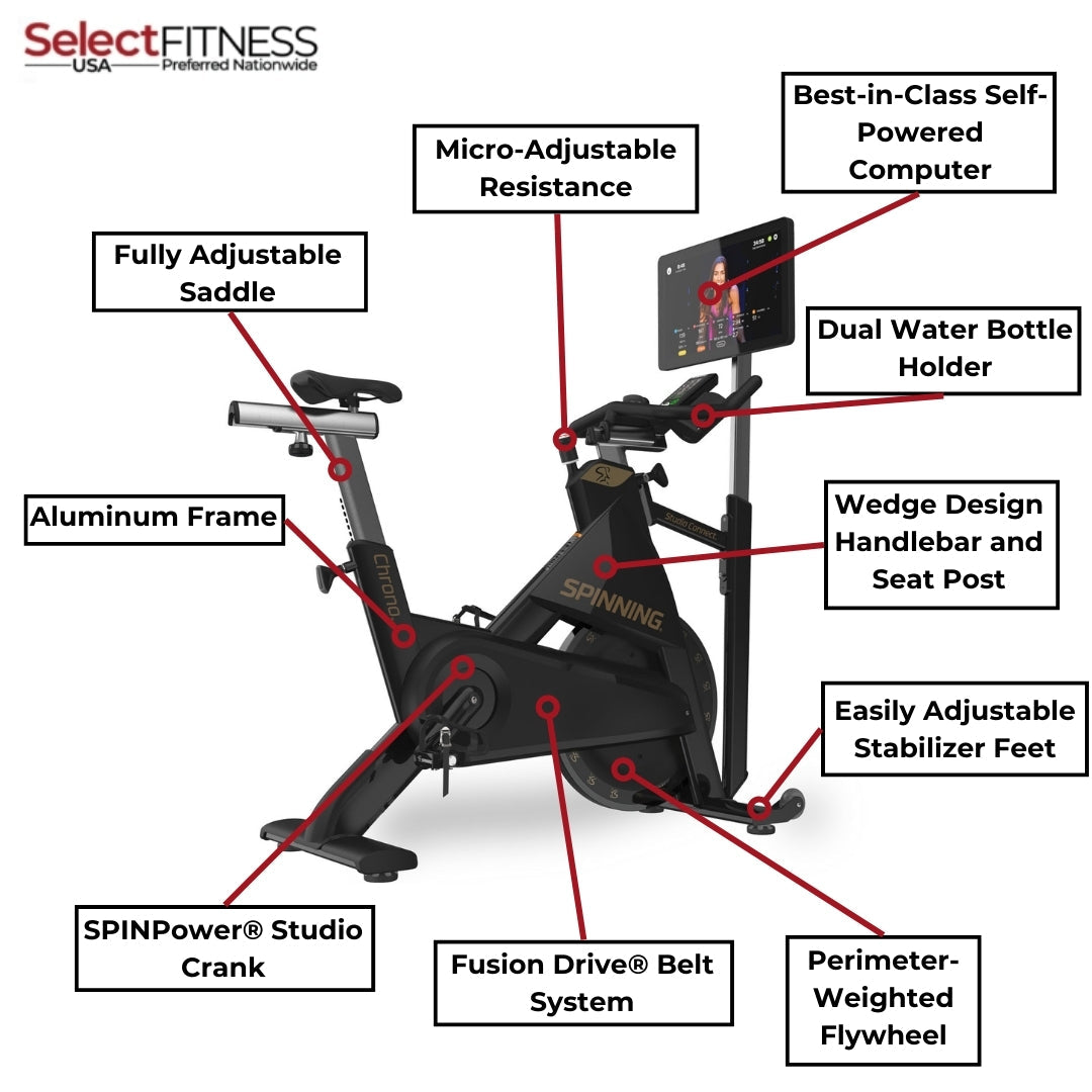 Spinning Chrono® Bike with Studio Connect Console