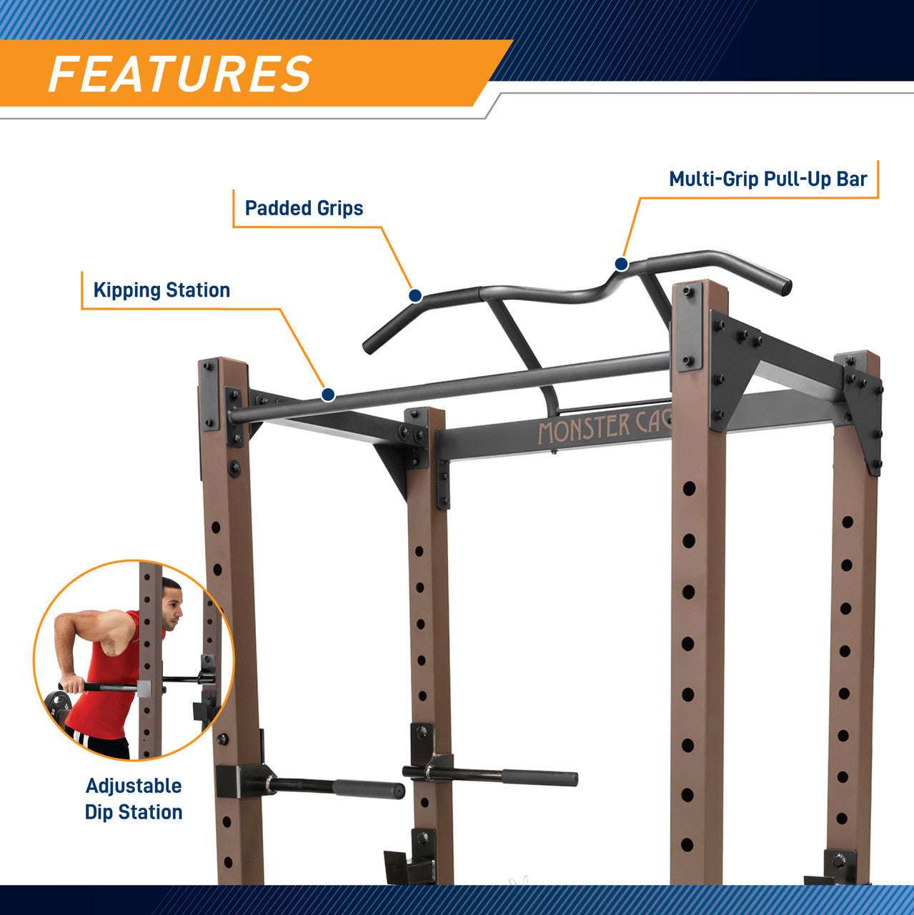 Monster Cage Power Rack | SteelBody STB-98005