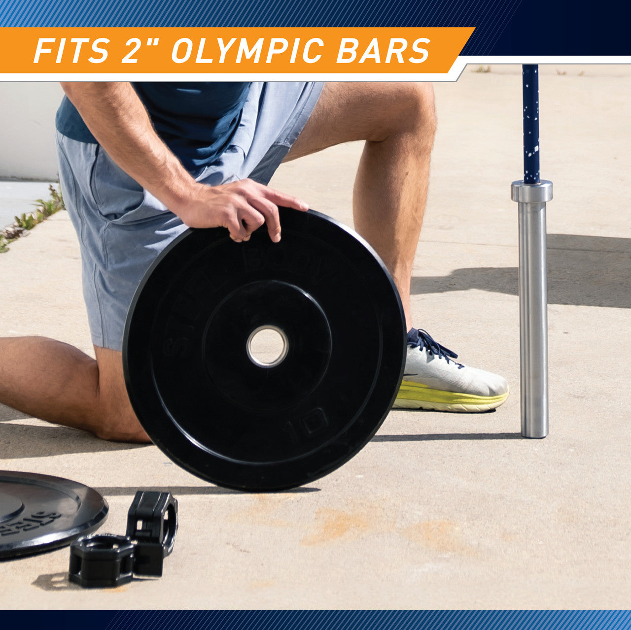 10lb Olympic Bumper Plate | SteelBody STBR-0010
