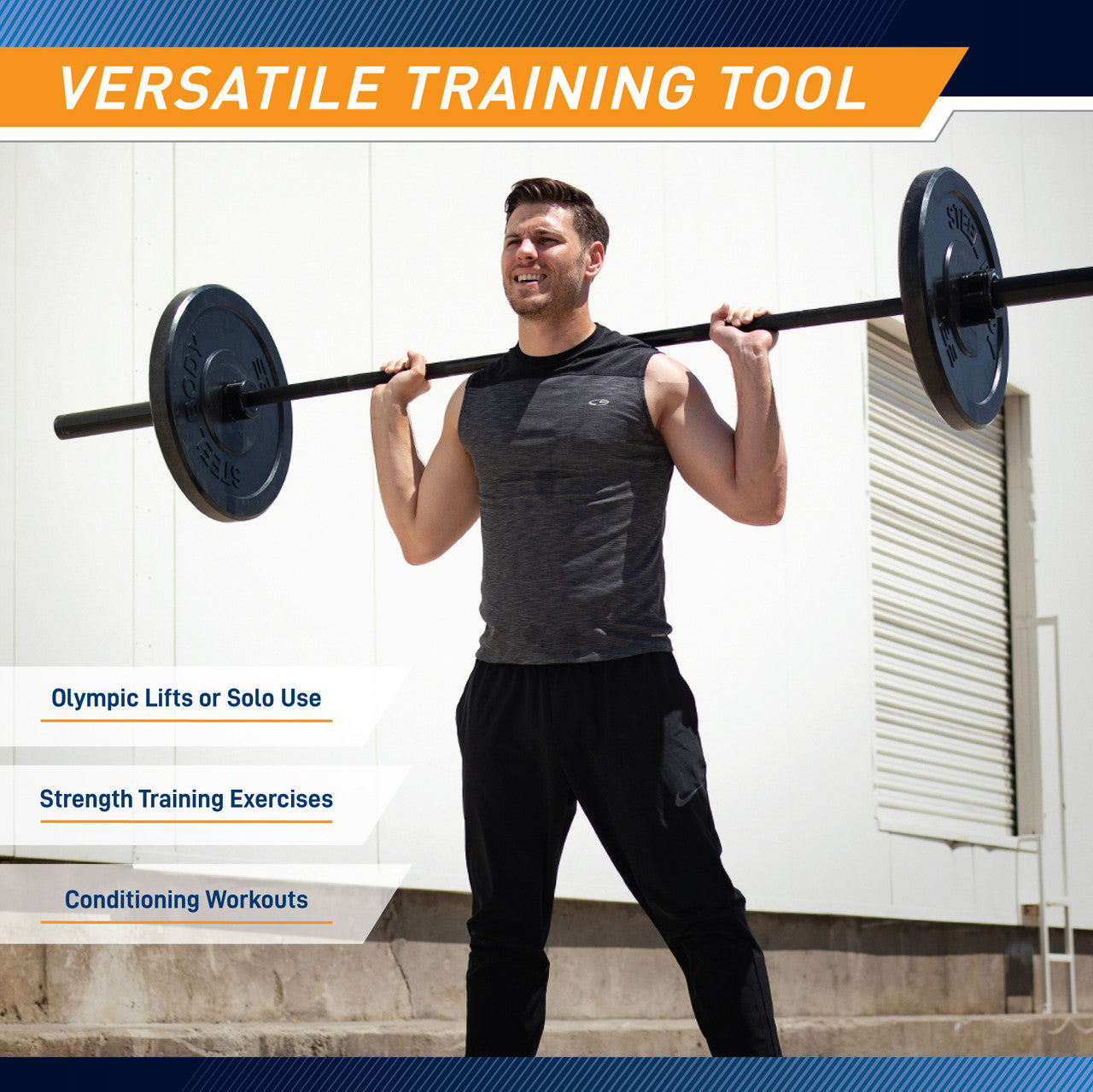 35lb Olympic Bumper Plate | SteelBody STBR-0035