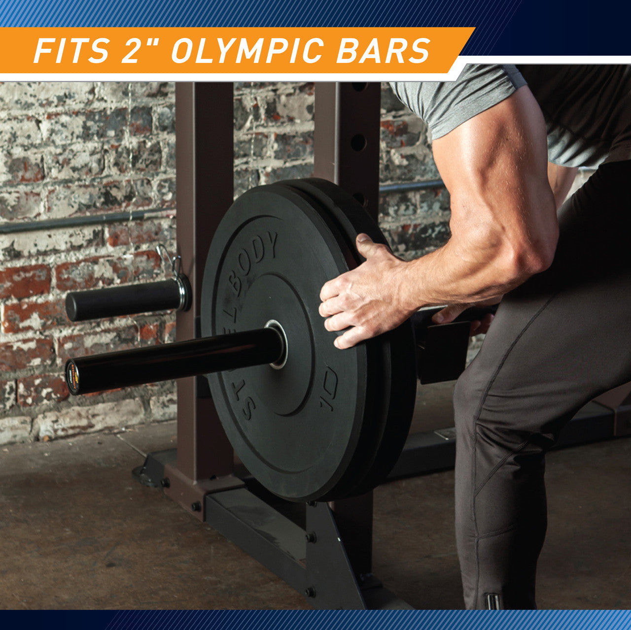 35lb Olympic Bumper Plate | SteelBody STBR-0035
