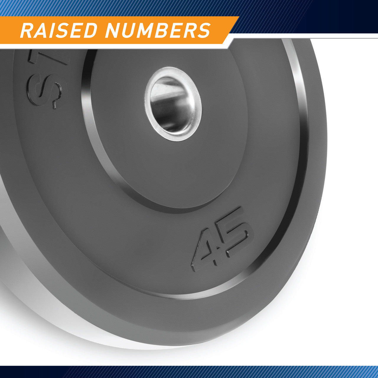 45lb Olympic Bumper Plate | SteelBody STBR-0045