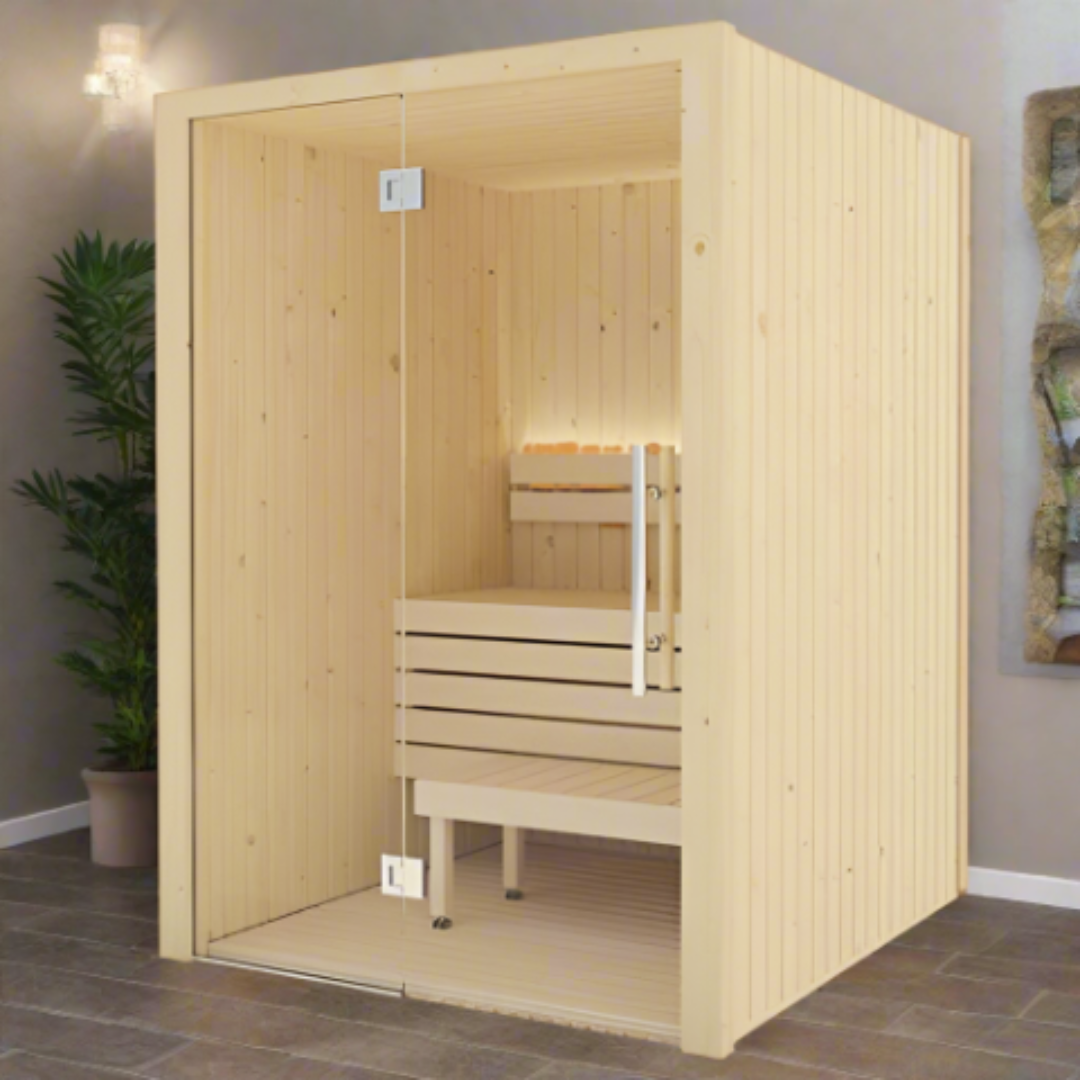 SaunaLife Model X2 1-2 Person XPERIENCE Series Indoor Sauna