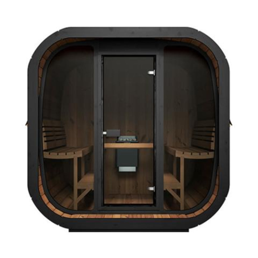 SaunaLife CL7G Cube-Series 6-Person Outdoor Home Sauna