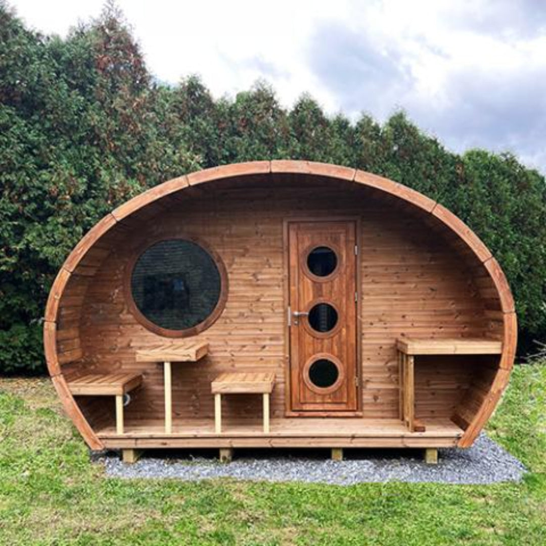 SaunaLife G11 Garden Series 8-Person Outdoor Sauna
